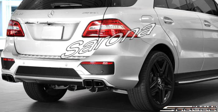 Custom Mercedes ML  SUV/SAV/Crossover Rear Bumper (2012 - 2015) - $2450.00 (Part #MB-075-RB)